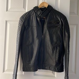 Real leather jacket